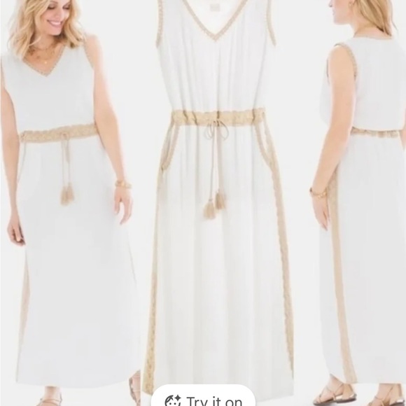 Chico's Dresses & Skirts - EUC Chico's Grecian Goddess dress. Size 1.5